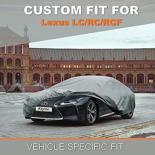 Waterproof Heavy Duty Car Cover Custom Fit Lexus LC