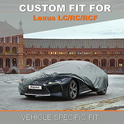 Waterproof Heavy Duty Car Cover Custom Fit Lexus LC