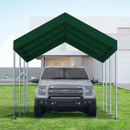 10'x20' Carport Canopy Replacement Cover Green