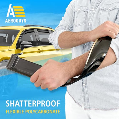 Extra Durable Window Deflectors in (4 Count)