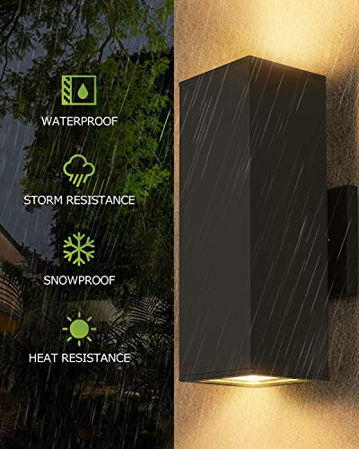 Porch Lights Outdoor Modern (2 count)