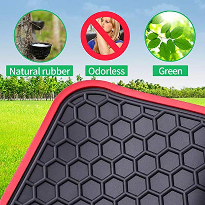 Car Floor Mats Custom Fit for Kia Sportage 2023 2024 2025 2026（Hybrid Only） Odorless Washable Heavy Duty Rubber