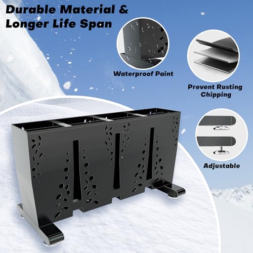 Heavy Duty Metal Ski Storage Rack