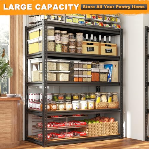 Storage Shelves Whith Thickened MDF Wood for Pantry Organizer
