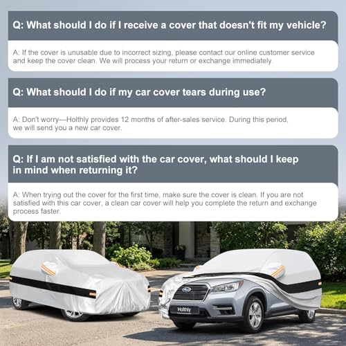 10 Layers SUV Car Cover Custom Fit for Subaru Ascent