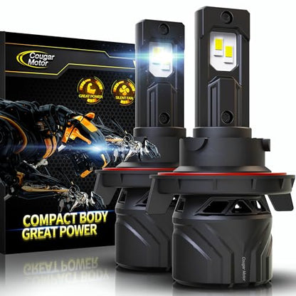 H13 Bulbs 9008 Fog Lights 6500K White Non (2 Count)