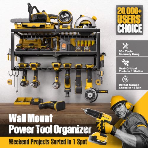 Power Tool Organizer for Tool Storage