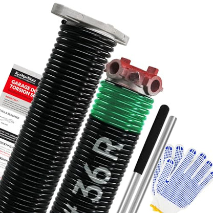 Pair of 1.75" Garage Door Torsion Springs Set with Non