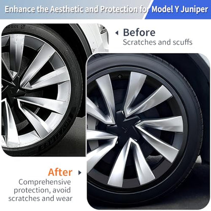 Model Y Juniper 20" Rim Protector Helix 2.0 2025 (4 Count)