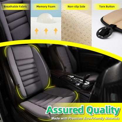 Car Seat Cushion with Back Support Pillow (2 Count)