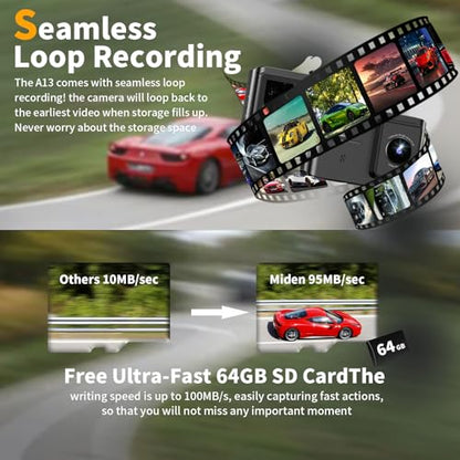 Dash Cam Front and Rear