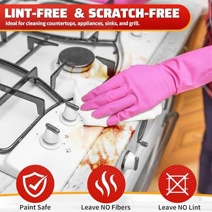 White Microfiber Cleaning Cloth (150 Count)