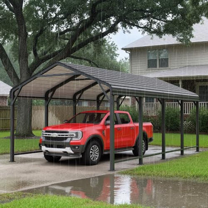 12x20FT Heavy Duty Metal Carport