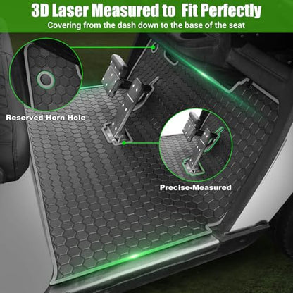 EZGO TXT Golf Cart Full Coverage Floor Liner Mat
