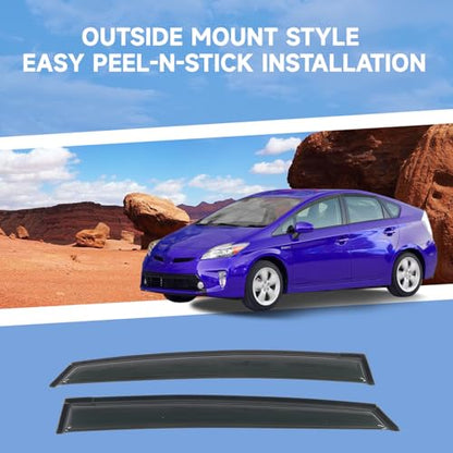 4PCS Rain Guards Fit for 2010