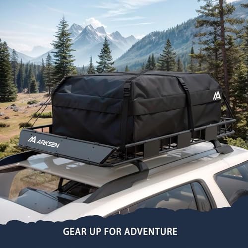 64" x 39" x 5" Roof Rack Cargo Basket with Bag