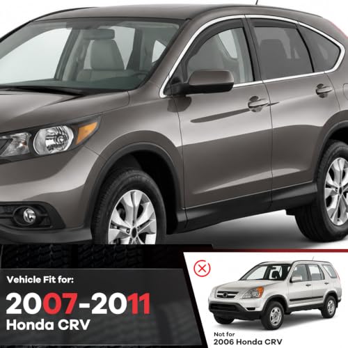 in Channel Window Rain Guards Fit for Honda CRV 2007 2008 2009 2010 2011