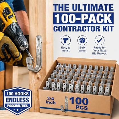 J Hooks for Hanging (50 Count)