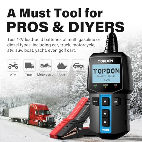 BT100 12V Car Battery Tester