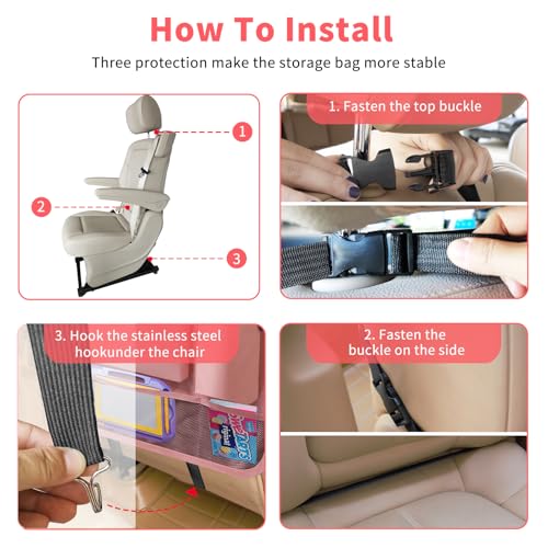 Car Backseat Organizer with Tray (2 Count)