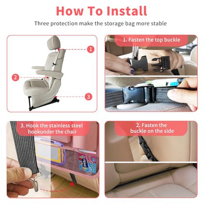 Car Backseat Organizer with Tray (2 Count)