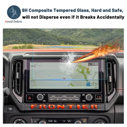 Screen Protector for Nissan Frontier 12.3" GPS Display Touchscreen 9HD Anti
