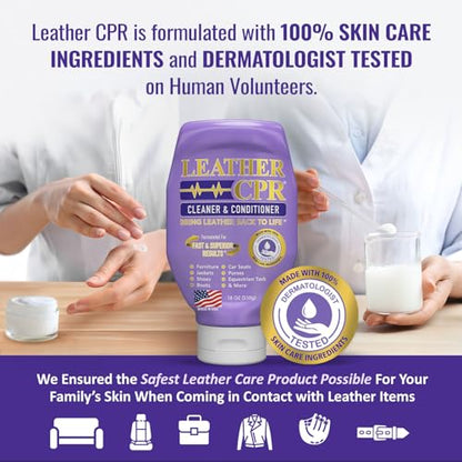 Cleaner and Conditioner 18oz. Bring Leather Back To Life on Furniture (18 Ounce)