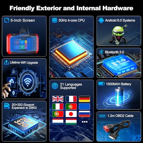 S600 OBD2 Scanner Diagnostic Scan Tool 4 Systems Car Code Reader
