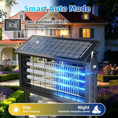 Solar Bug Zapper Outdoor 22 in