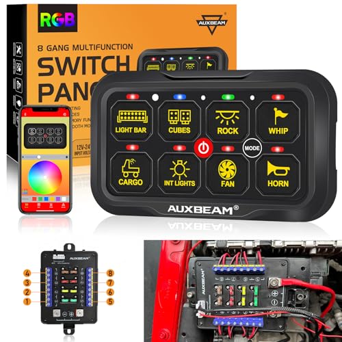 8 Gang Switch Panel Bluetooth AR