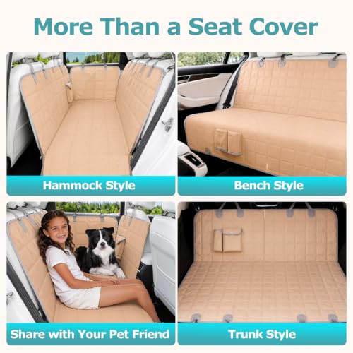 Dog Car Seat Covers for Back Seat