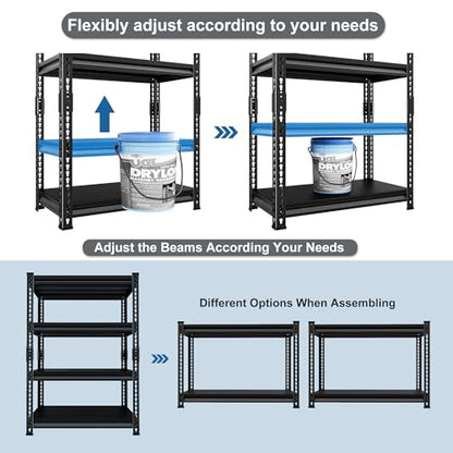 40" W Garage Shelving Heavy Duty