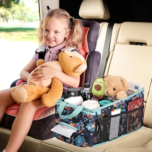 Backseat Car Organizer Car Caddy Passenger Seat Organizer for Kids