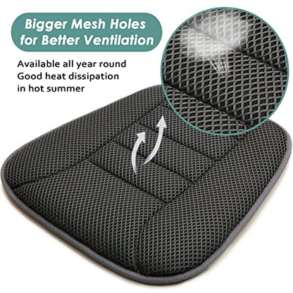 Car Seat Cushion Breathable Mesh Non