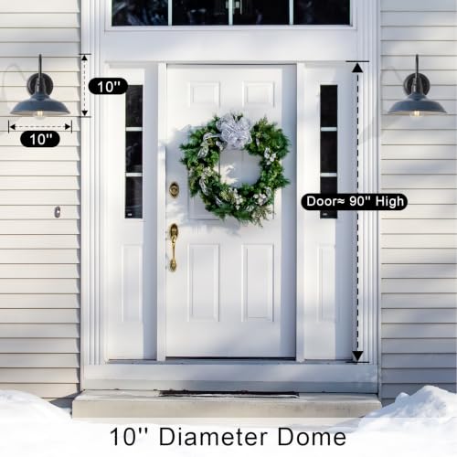 10 Inch Dome Gooseneck Lights Outdoor