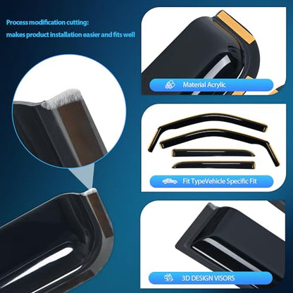in Channel Window Visors for Ram 1500 Crew Cab 2009