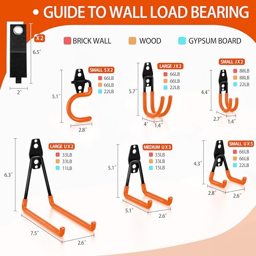 18 Pack Garage Hooks Heavy Duty (18 Count)