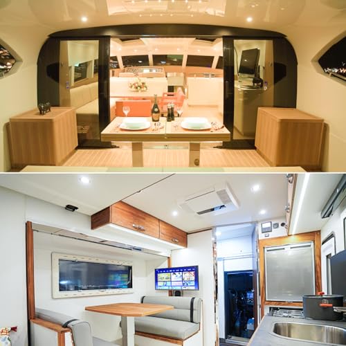 2 Pack RV Recessed LED Ceiling Lights 12V 3”
