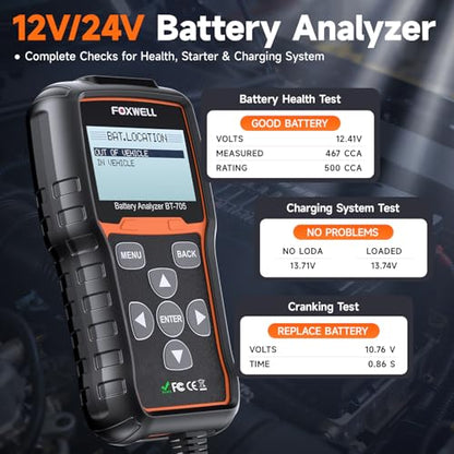 BT705 Car Battery Tester 24V 12V