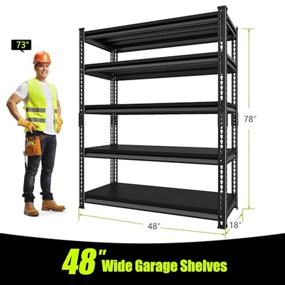 Garage Shelving Heavy Duty 2500LBS Loads