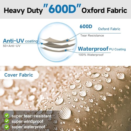 RV Cover Travel Trailer Cover Fits for 30'