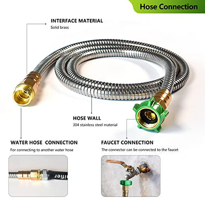 Metal Short Garden Hose 1 ft