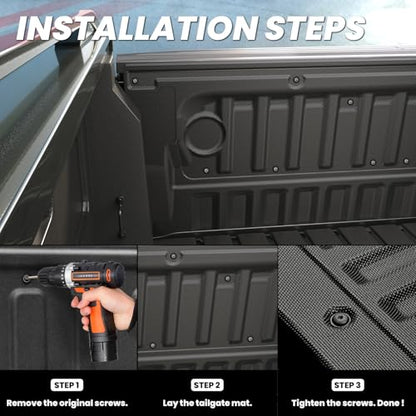 Tailgate Mat for Ford Ranger 2026 2025 2024 Truck Tailgate Cover