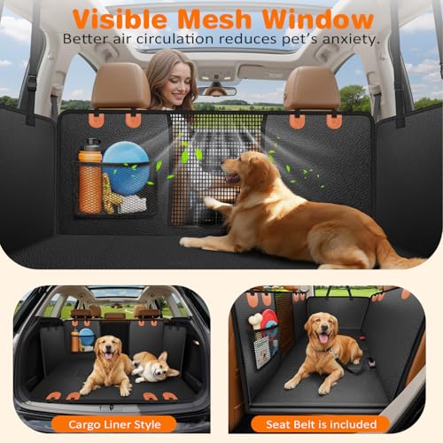 PU Leather Hard Bottom Dog Car Seat Cover