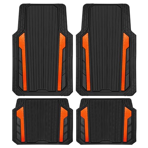 Heavy Duty Rubber Car Mats Metallic