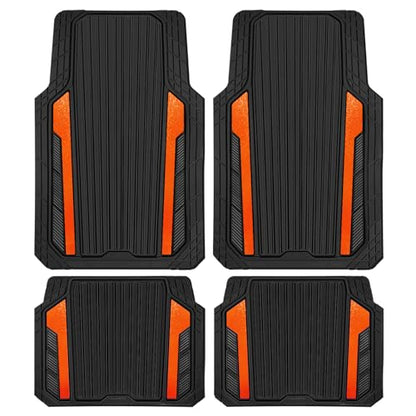 Heavy Duty Rubber Car Mats Metallic