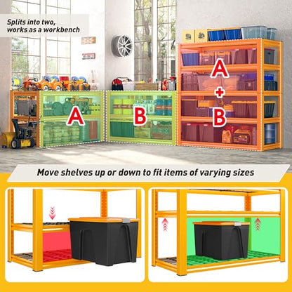 Orange Garage Shelving 3