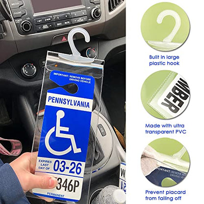 Handicap Parking Placard Holder (2 Count)