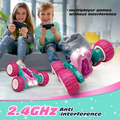 Pink Remote Control Car for Girls and Boys