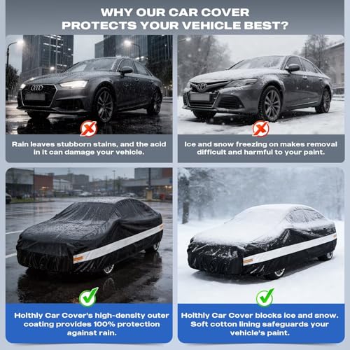 10 Layers Sedan Car Cover Custom Fit for Ford Crown Victoria